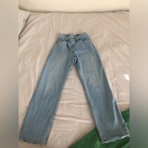 Asymmetric Abercrombie Dad Jeans